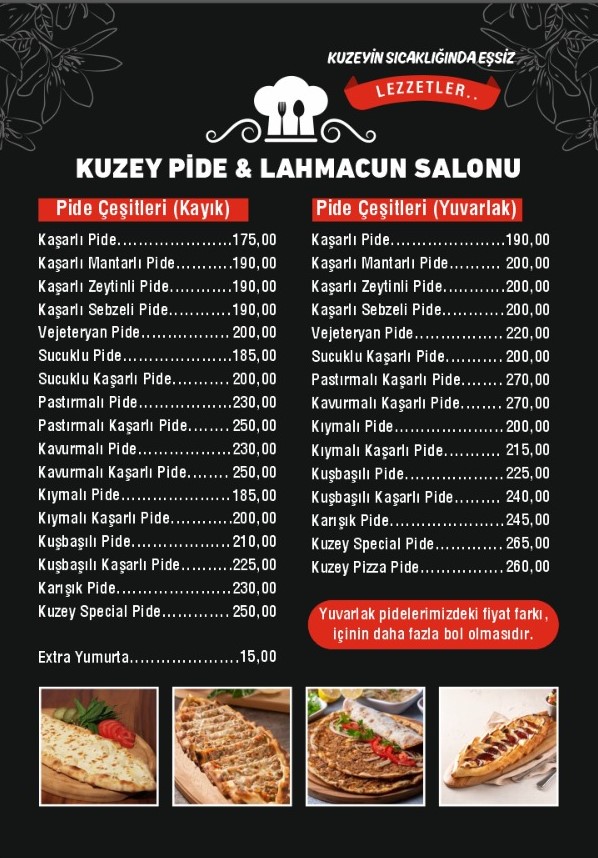 Menü Baskı Görseli